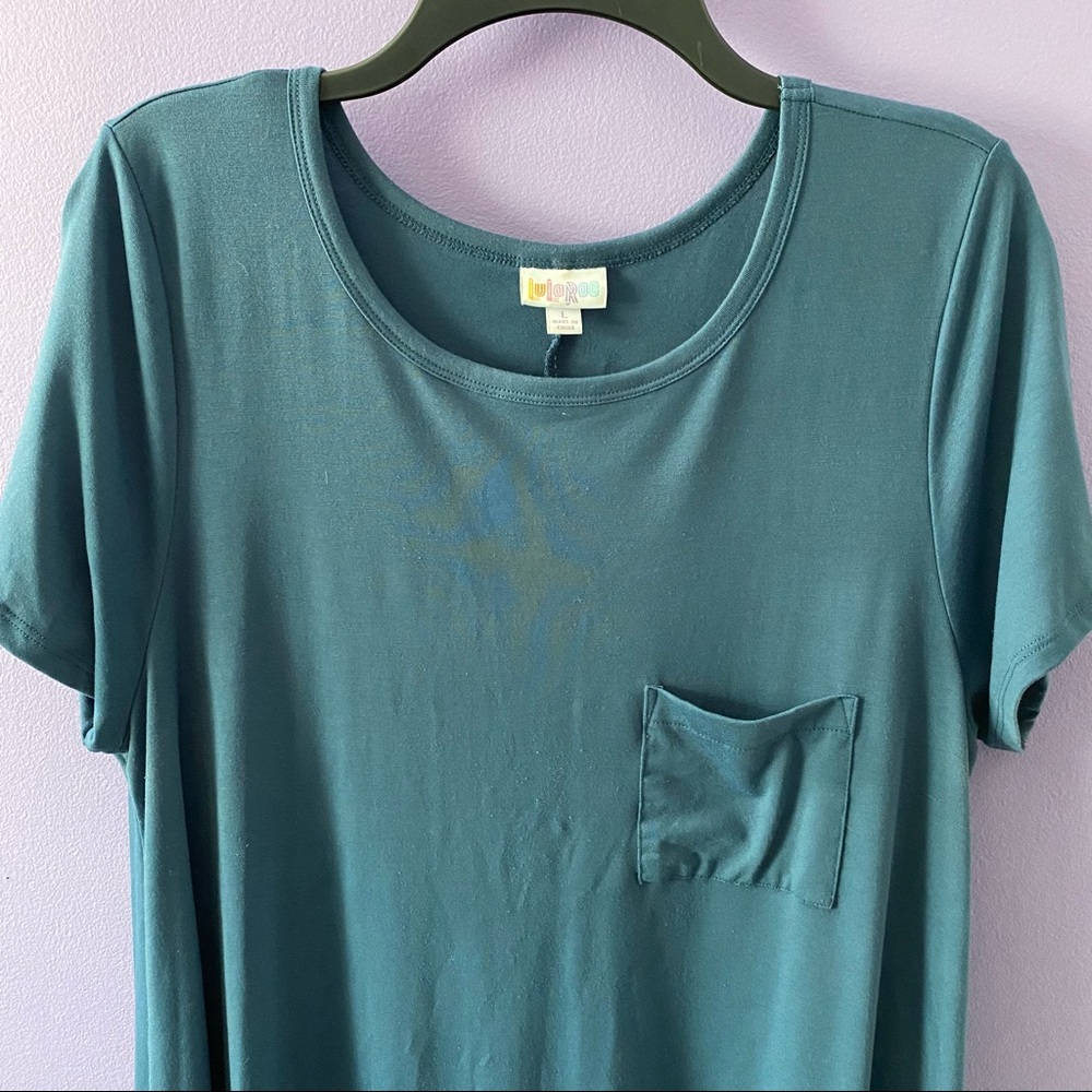 Solid Blue Lularoe Carly